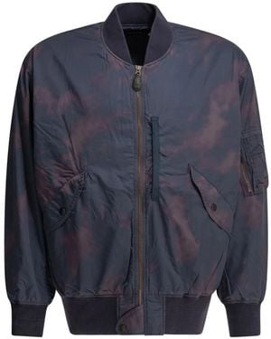 Beams Plus Chaqueta Bómber Mil Flight - Azul