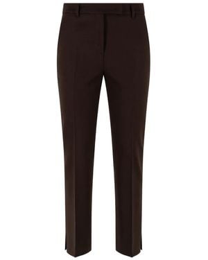 Incotex Slit-Details Trousers - Brown
