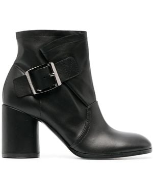 Casadei Botines Con Tacón De 85Mm - Negro