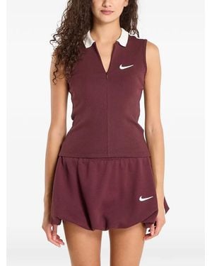 Nike Ribbed Sleeveless Top - Viola