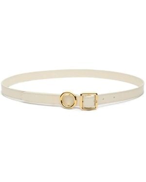 Jacquemus The Regalo Gürtel Mit Runder Schnalle - Natur