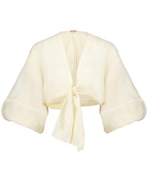 Johanna Ortiz Dreat Dreams Cropped Top - Natural