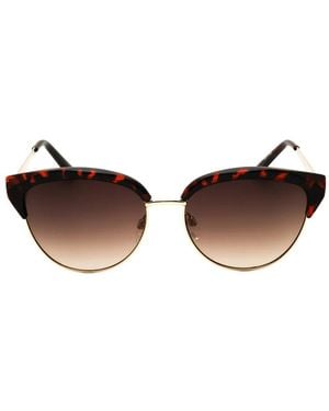 Kenneth Cole Tortoiseshell-Effect Cat-Eye Sunglasses - Brown