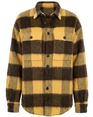 DSquared² Long-Sleeve Overshirt Jacket - Yellow