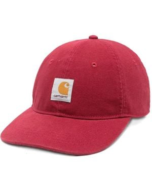 Carhartt Logo-Patch Cap - Red