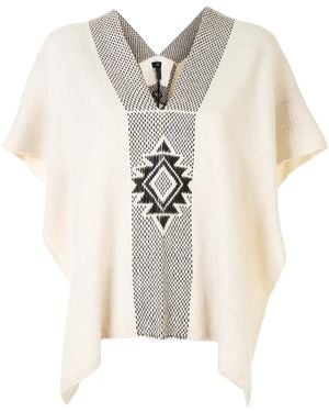 Voz Manta Estrella Knitted Top - White