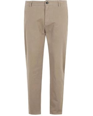 Department 5 Button-Fastening Trousers - Natural