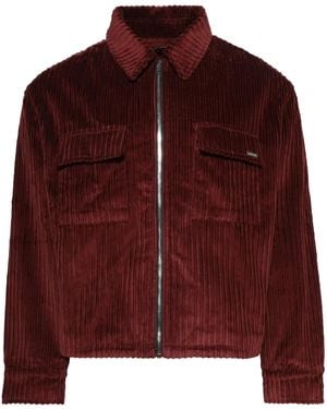 NAHMIAS Corduroy Shirt Jacket - Red