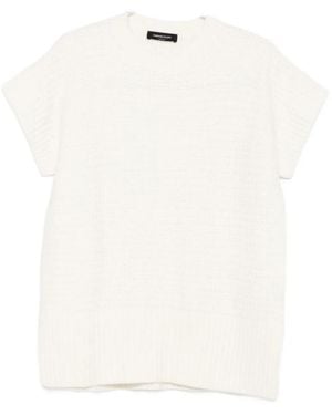 Fabiana Filippi Waffle-knit top - Weiß