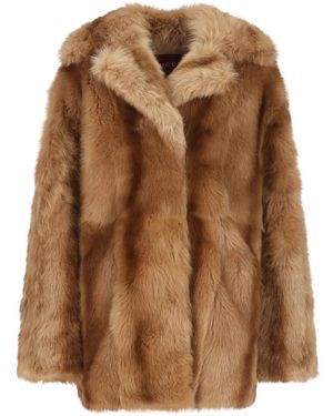 Gucci Lammy Coat - Bruin