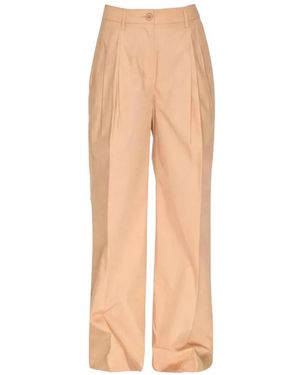 Ecoalf Pantalones Oniar Con Pinzas - Blanco