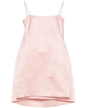 Givenchy Robe-Cape Courte À Coupe Évasée - Pink