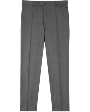 Slowear Flap-Pocket Wool Trousers - Grey