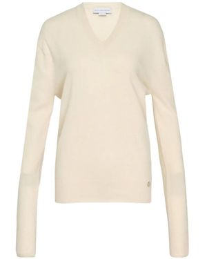 Stella McCartney Pullover Mit V-Ausschnitt - Weiß