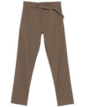 Canali ベルテッド パンツ - グレー