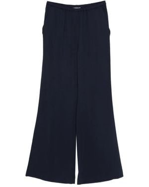 Hemisphere Elasticated-Waistband Pants - Blue