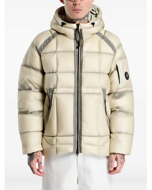 C.P. Company D.D. Shell Hooded Puffer Jacket - Natural