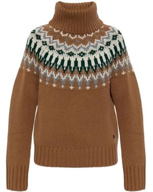 Bogner Jersey Ingrid con cuello alto - Gris