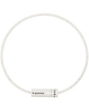 Le Gramme Bracciale A Catena Le 7G - Metallizzato
