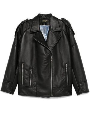 MITILIANE COUTURE Leather Jacket - Black