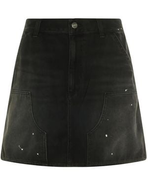 Carhartt Minijupe Maeve À Patch Logo - Black