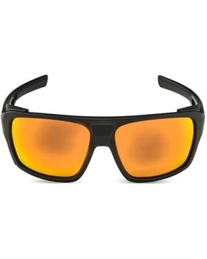 Alpina Skywalsh Rectangle-Frame Logo-Plaque Sunglasses - Black