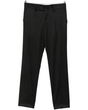 BOSS Virgin Wool Tailored Trousers - Black