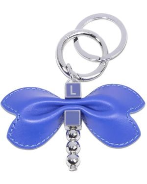 Lancel Dragonfly キーホルダー - ブルー