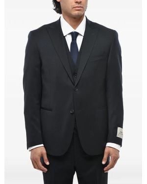 Corneliani Cc Collection Peak-Lapel Three-Piece Suit - Blue