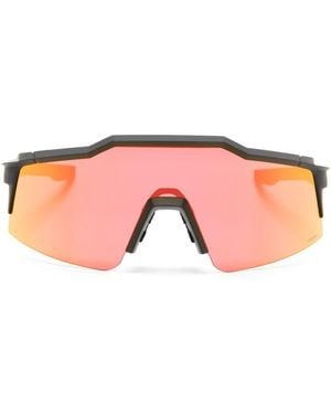 100% Eyewear Speedcraft Oversize-Frame Sunglasses - Pink