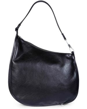Orciani Chaos Leather Shoulder Bag - Blue