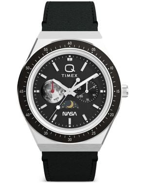 Timex Q Nasa 40Mm Watch - Black