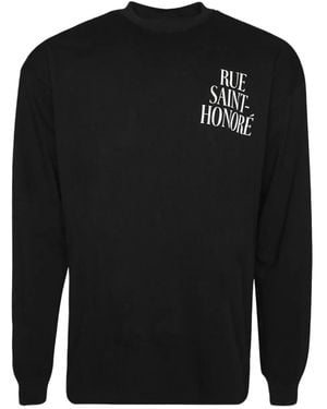 1989 STUDIO Rue Saint-Honoré Long-Sleeve Sweatshirt - Black