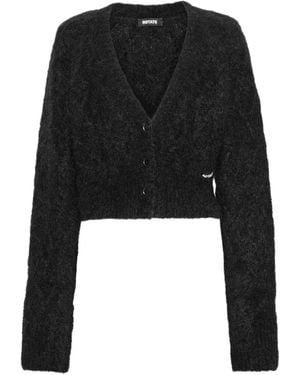 ROTATE BIRGER CHRISTENSEN Cardigan Mit V-Ausschnitt - Schwarz