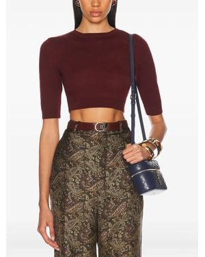 Saint Laurent Cropped Top - Rood