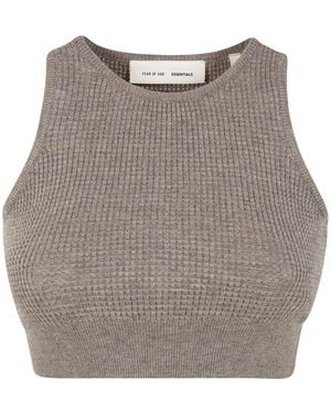 Fear Of God "womens Waffle" Sport Tank Clothing - Grey