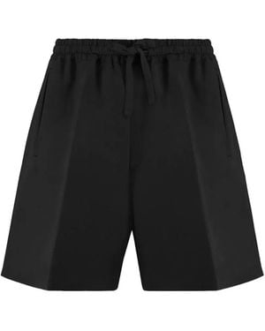 Umit Benan Julian Drawstring Elasticated Shorts - Black