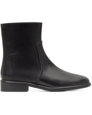 Castañer Elsa 313 Braided-Trim Leather Ankle Boots - Black