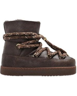 Inuikii Platform Snow Boots - Brown