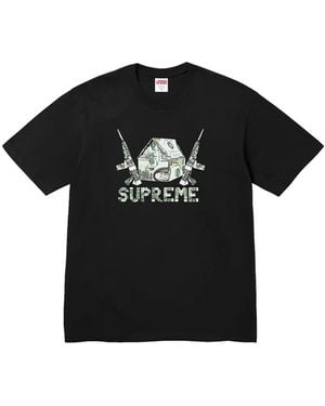 Supreme Origami Graphic-Print T-Shirt - Black