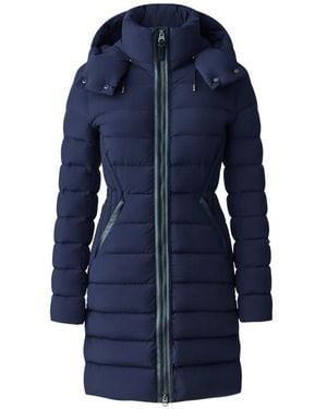 Mackage Farren-Z Hooded Down Coat - Blue