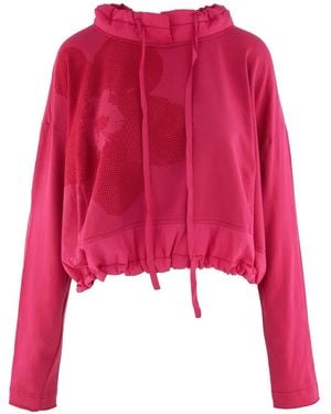 Ralph Lauren Drawstring Graphic Sweatshirt - Pink