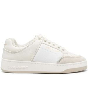 Saint Laurent ロゴ スニーカー - ホワイト