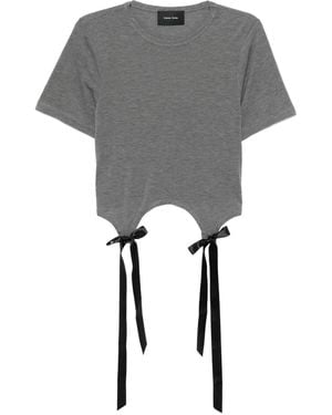 Simone Rocha Lyocell T-Shirt - Grey
