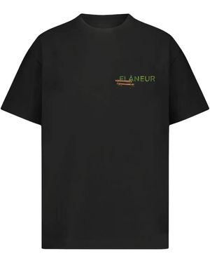 flâneur Lanterns Of Love T-Shirt - Schwarz