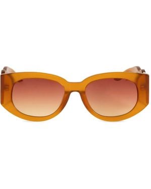 CASABLANCA Oval-Frame Sunglasses - Brown