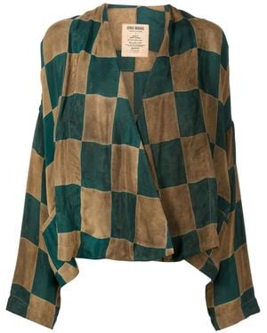 Uma Wang Klarke Cropped Jacket - Green