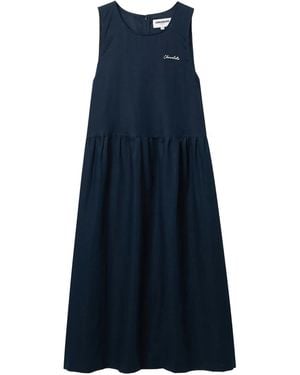 Chocoolate Cotton-Blend Dress - Blue