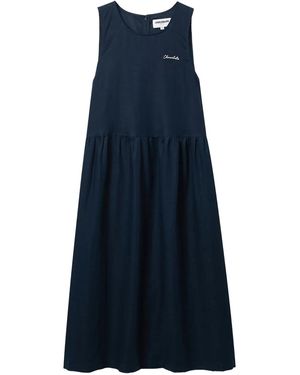 Chocoolate Cotton-Blend Dress - Blue