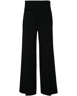 Sandro Pinstripe Pants - Black